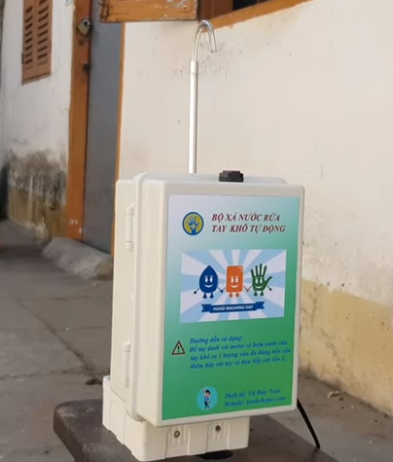 máy rửa tay khô tự động